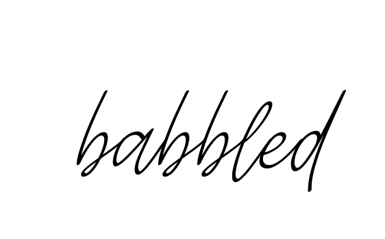 Babbled signature