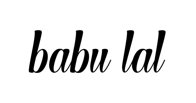 Babu-lal signature