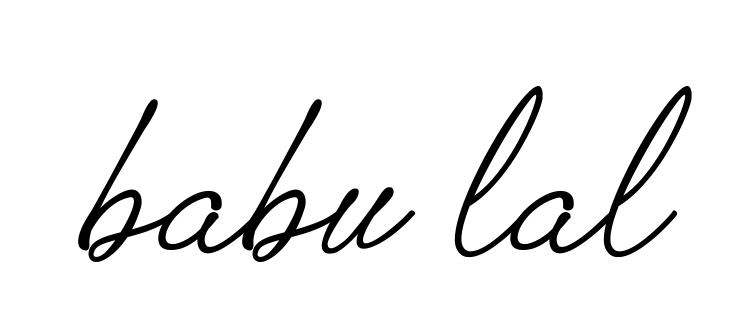 Babu-lal signature