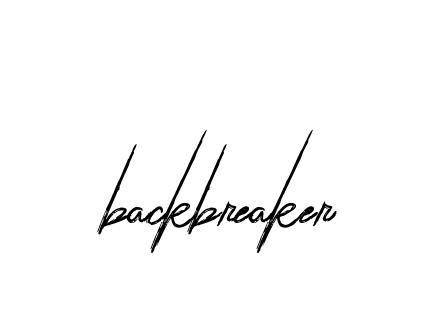Handwritten Signature for Backbreaker - Style 133 Online