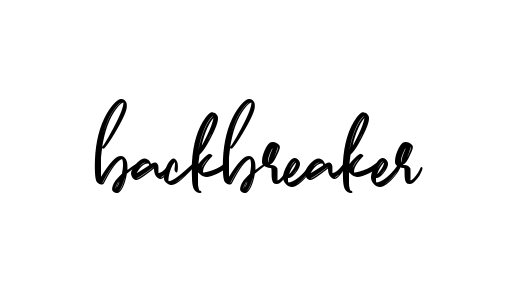 Handwritten Signature for Backbreaker - Style 141 Online