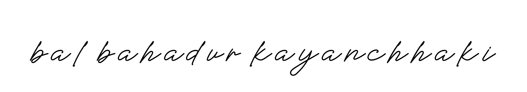 Bal Bahadur Kayanchhaki Signature Style Valkrie