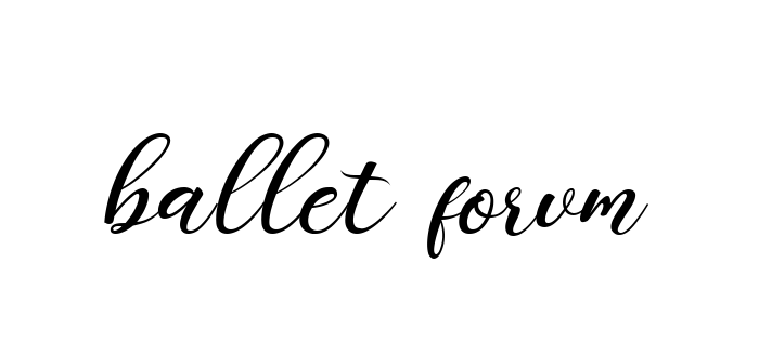 Ballet-forum signature