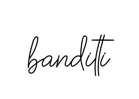 Handwritten Signature for Banditti - Style 145 Online