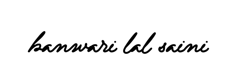 Handwritten Signature for Banwari-lal-saini - Style 138 Online