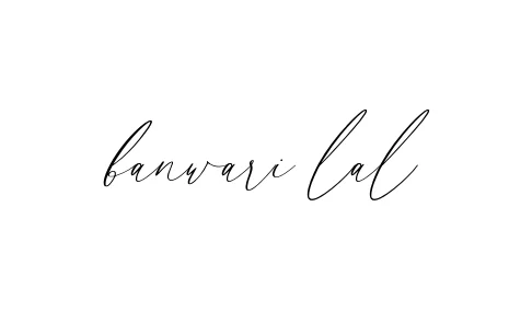 Handwritten Signature for Banwari-lal - Style 134 Online