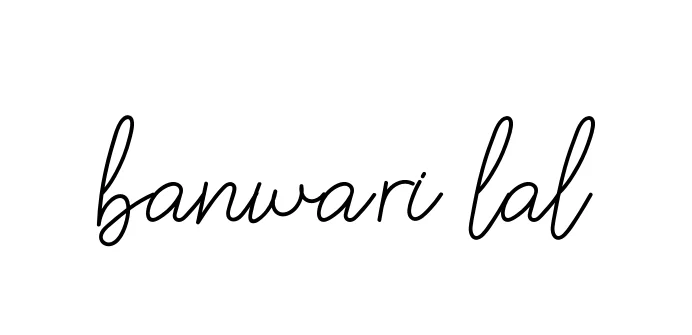Handwritten Signature for Banwari-lal - Style 145 Online
