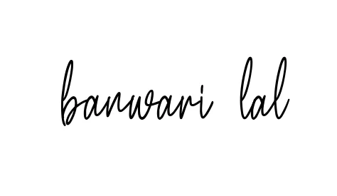 Handwritten Signature for Banwari-lal - Style 154 Online