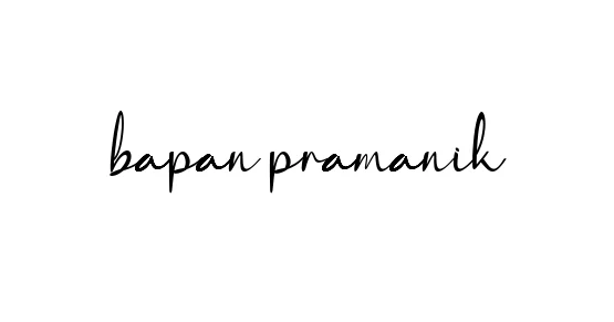 Bapan-pramanik signature