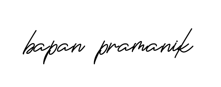 Bapan-pramanik signature