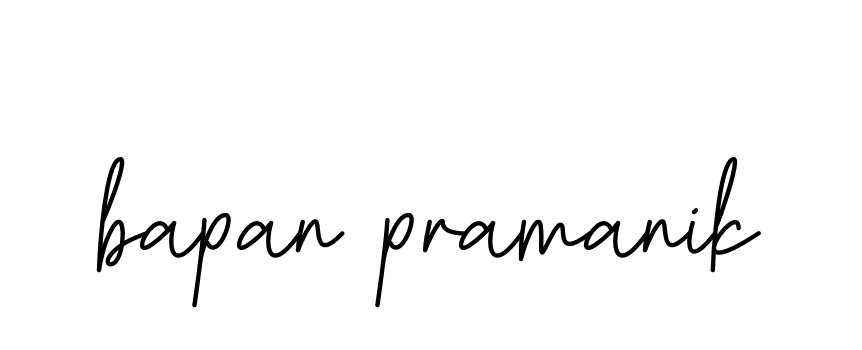 Bapan-pramanik signature