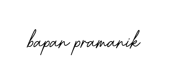 Bapan-pramanik signature
