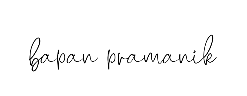 Bapan-pramanik signature