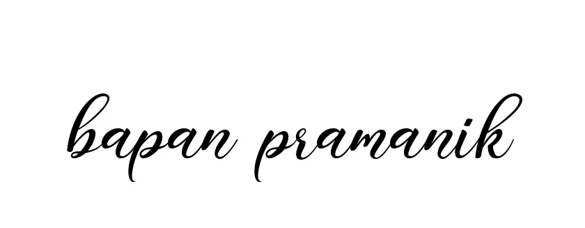 Bapan-pramanik signature