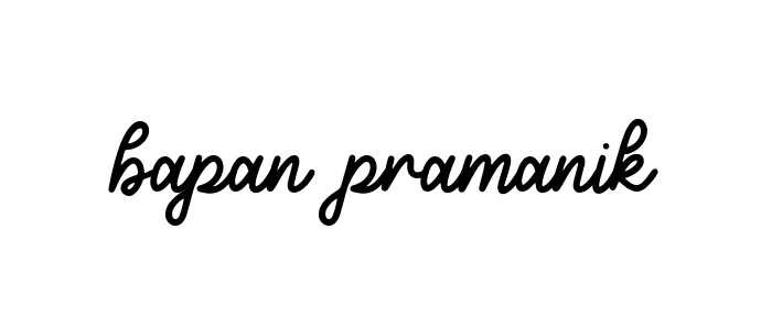 Bapan-pramanik signature
