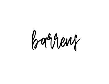 Handwritten Signature for Barrens - Style 143 Online