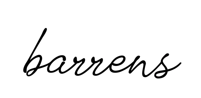Handwritten Signature for Barrens - Style 151 Online