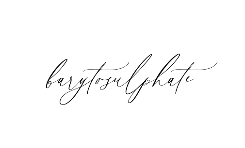 Barytosulphate signature