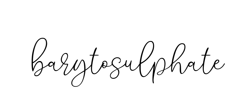 Barytosulphate signature