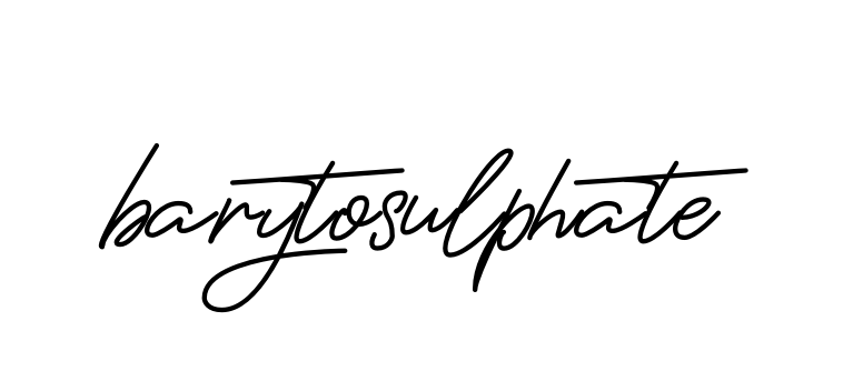 Barytosulphate signature