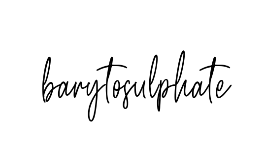 Barytosulphate signature