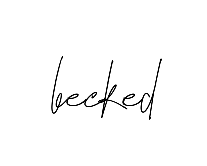 Becked signature