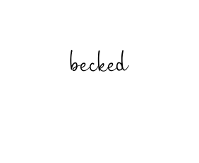 Becked signature
