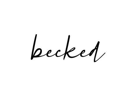 Becked signature