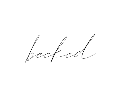 Becked signature