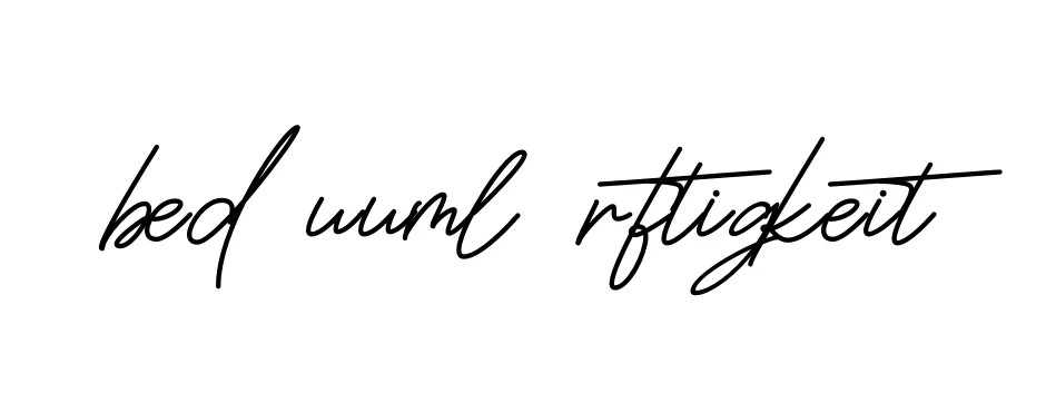 Handwritten Signature for Bed-uuml-rftigkeit - Style 150 Online