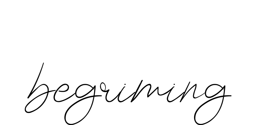 Begriming signature