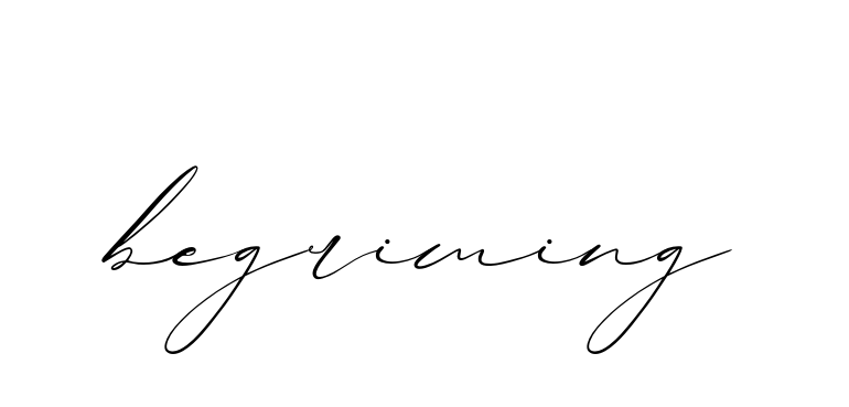 Begriming signature