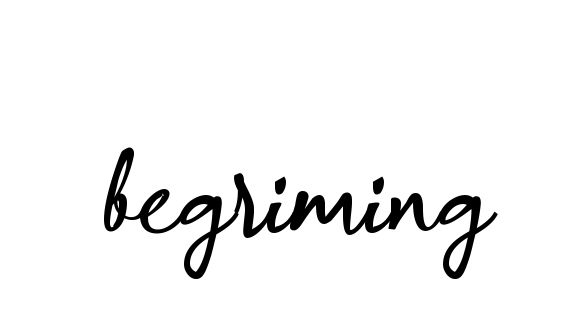 Begriming signature