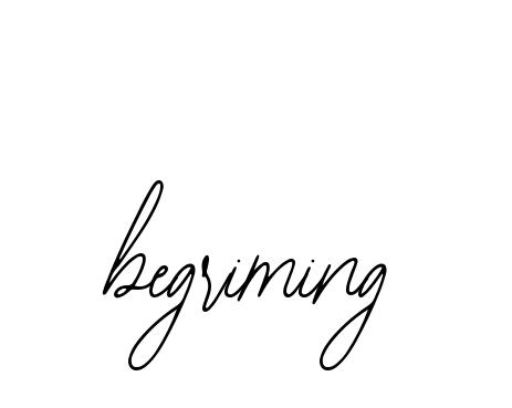 Begriming signature