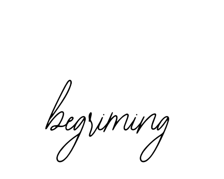 Begriming signature