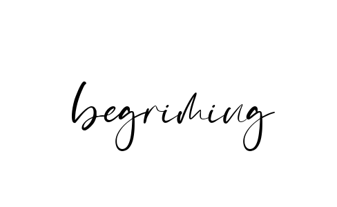 Begriming signature