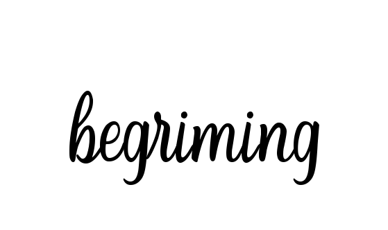 Begriming signature