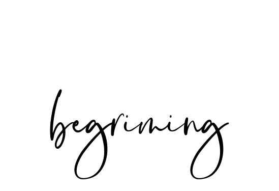 Begriming signature
