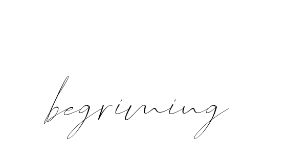Begriming signature
