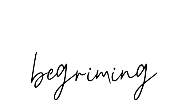 Begriming signature
