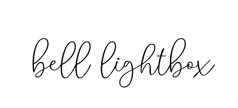 Handwritten Signature for Bell-lightbox - Style 147 Online