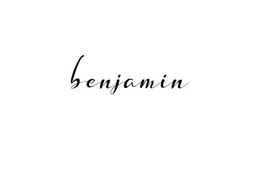 Handwritten Signature for Benjamin - Style 132 Online