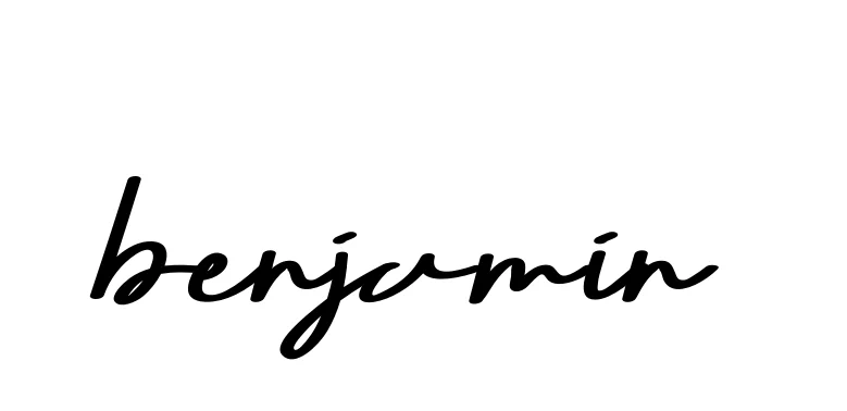 Handwritten Signature for Benjamin - Style 135 Online