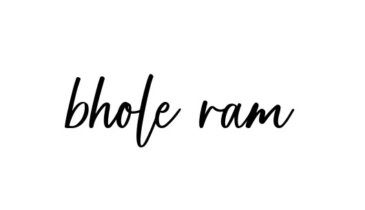 Handwritten Signature for Bhole-ram - Style 142 Online