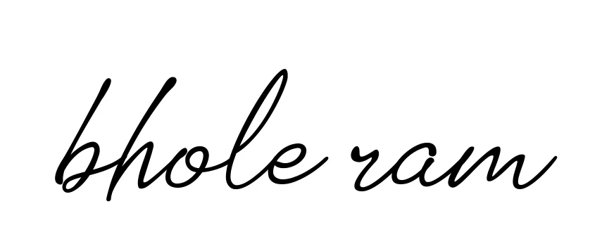 Handwritten Signature for Bhole-ram - Style 151 Online