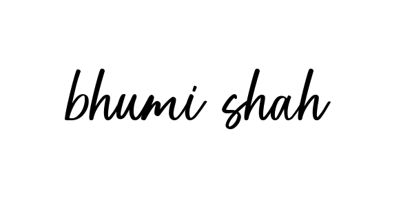 Handwritten Signature for Bhumi-shah - Style 142 Online