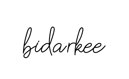 Handwritten Signature for Bidarkee - Style 145 Online