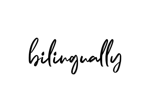 Handwritten Signature for Bilingually - Style 141 Online