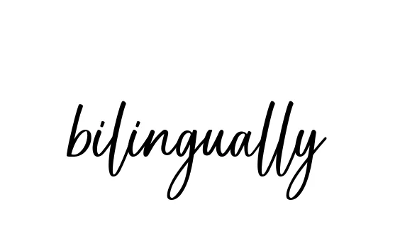 Handwritten Signature for Bilingually - Style 142 Online