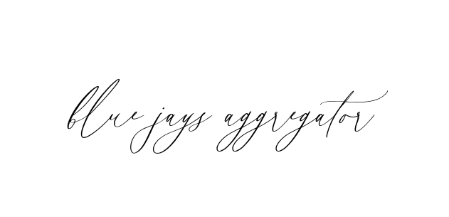 Handwritten Signature for Blue-jays-aggregator - Style 134 Online